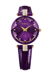 JOWISSA FACET STRASS - Damenuhr "J5.616.M" - LILA