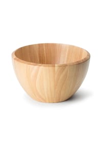 CONTINENTA - Servierschüssel, Gummibaumholz, Ø 30 cm - Holzfarben