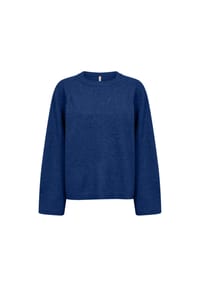 SOYACONCEPT - Pullover, Rippblende, für Damen - 96840 NAVY MELANGE