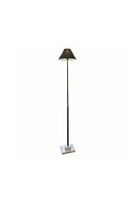 LOBERON - Stehlampe Orvienne schwarz/weiß - schwarz/weiß