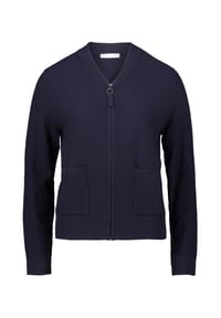 BETTY & CO - Strickjacke, Reißverschluss, für Damen - 8543 NAVY BLUE