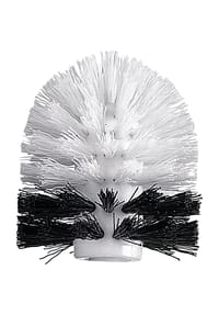 Kleine Wolke® - Ersatzbürstenkopf "Cubic" - SCHWARZ/WEISS
