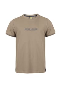 ROADSIGN® australia - Herren T-Shirt Piqué Basic aus Pique-Baumwollstoff mit Printaufdruck - blau