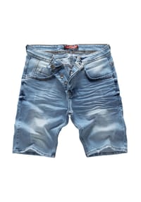 Rock Creek - Shorts Jeansshorts Regular Fit - Blau