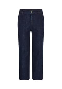 GOLDNER - Weite 7/8-Jeans VERA mit Formbund - blau