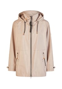 BARBARA LEBEK - Outdoorjacke Damen mit abnehmbarer Kapuze - Beige