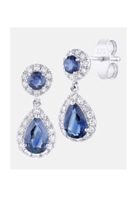 Diamant L'eternel - Ohrringe, mit 0.25 ct Diamant, 375 Weißgold - white gold
