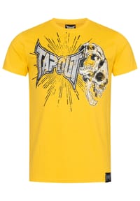 TAPOUT® - Herren T-Shirt normale Passform BLADE - Yellow/Black
