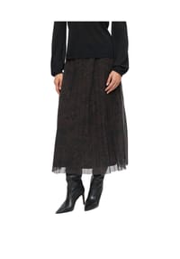 s.Oliver BLACK LABEL - Plisseerock, elastisch, für Damen - 89A8 BROWN