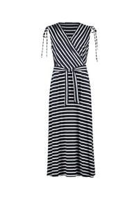 BETTY BARCLAY - Jerseykleid ohne Arm - Dunkelblau/Weiß