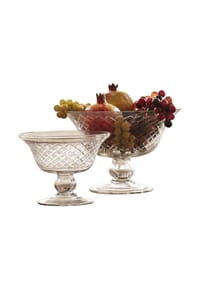 LOBERON Schalen 2er Set Kadence klar - Tischgedeck Set - klar
