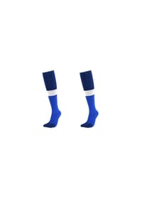 MUNADUNA - 2er-Pack 5-Zehen Sport-Kniestrümpfe - Anti-Rutsch Fitness-Socken,Elastisch,Stabilisierend - Blau