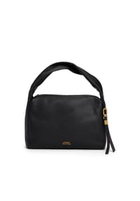 TOMMY HILFIGER - Schultertasche, Leder, für Damen - BLACK