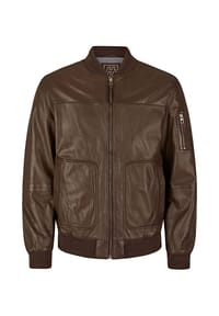 HECHTER PARIS - Lederjacke - blackbrown