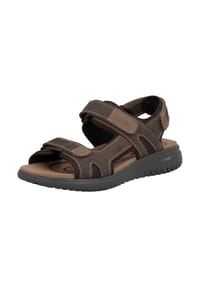 rieker - Leder/Textil Sandalen - Dunkelbraun