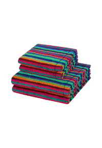 Cawö 2 X Handtuch 2 X Duschtuch im Set Lifestyle - Lifestyle - Kiesel