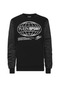 PLEIN SPORT - Sweatshirt GLOBAL EXPRESS EDITION - black