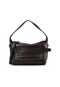 LIEBESKIND DELIA - Schultertasche, Leder, für Damen - DEEP SOIL