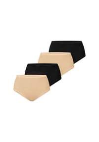nur die - Taillenslip Bio-Baumwolle GOTS-zertifiziert - beige, schwarz 1