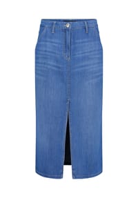BETTY BARCLAY - Jeansrock mit Waschung - Blau