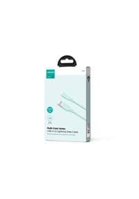 COFI - Multi-Color Series S-A34 USB-A auf Lightning Kabel 3A 1m – Grün - Grün 100 x 1 x 1 cm