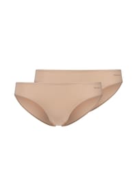 SKINY® - Damen Rio-Slips, 2er Pack - Advantage Cotton Stretch, Bikini Briefs, Baumwoll-Stretch - Beige