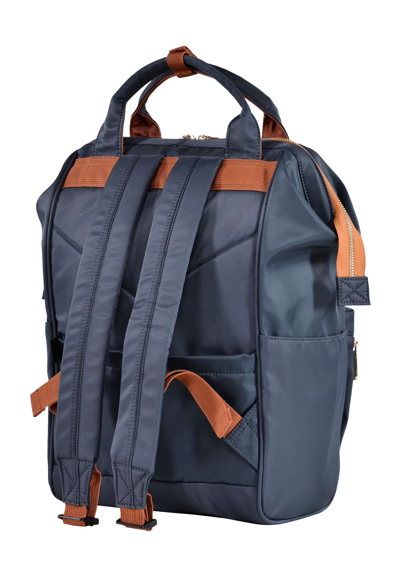 mine BROMBEERE Rucksack, Logo-Patch, Laptopfach, RFID Blocker 