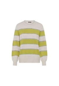 olsen - Pullover mit Streifenmuster - Wild Lime