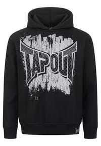 TAPOUT® - Herren Kapuzensweatshirt Oversize CF HOOD - Black/Grey