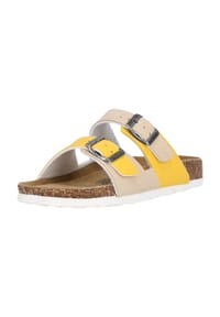 CRUZ - Korksandale Poapi im trendigen Color-Blocking-Design - 5171 Honey Gold