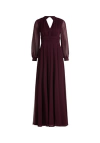 Vera Mont - Abendkleid mit Raffung - Strong Aubergine