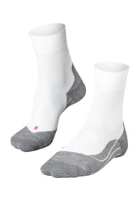 FALKE - RU4 Laufsocken "Endurance", mittlere Polsterung, für Herren - 2020 WEISS/GRAU