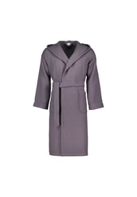 MÖVE - Bademäntel unisex Kapuze Piquée graphite - 842 - grau