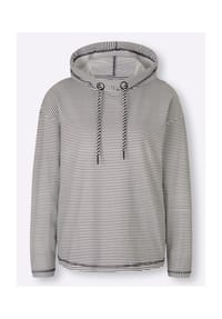 heine - Shirt - marine-weiß-bedruckt