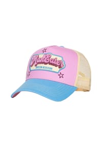 QUEEN KEROSIN - Trucker Cap mit verstecktem Print Man Eater - rosa