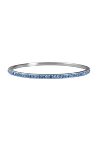 Adelia's Bold Style - Armband – Armreif aus Edelstahl mit Zirkonia Ø 6,0 cm cm - silber