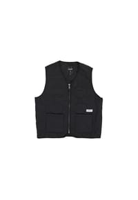 DR.DENIM® - Terry Quilted Vest - Schwarz