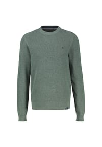 LERROS - Stilvoller Strickpullover mit bequemem Rundhalsauschnitt - CEDAR GREEN