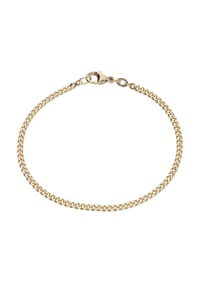 Luigi Merano® - Armband Panzerkette, flach, diamantiert, massiv, Gold 750 - gold