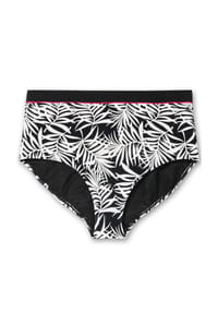 sheego - Bikini-Hose - schwarz bedruckt