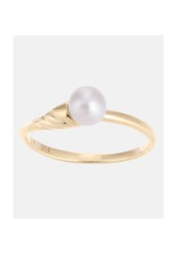 Diamant L'eternel - Ring, mit Zuchtperle, 375 Gelbgold - gold