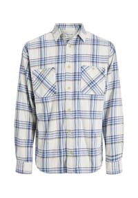 JACK & JONES - Hemd MICHAEL Langarmhemd - hellgrau