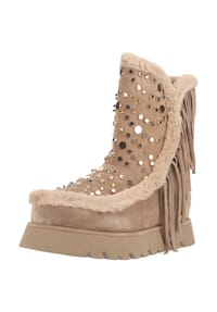 ALMA EN PENA - Leder Stiefelette - Beige