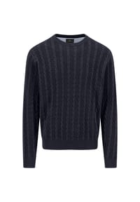 FYNCH-HATTON® - Pullover Cable, Baumwolle, für Herren - 824  NEW OFFWHITE