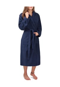 normani® - Damen Premium Bademantel Basic - Grau