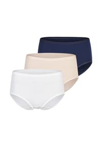 Speidel. - Midi Slip 3er Pack Cotton & More - Beige / weiß