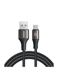 COFI - Light-Speed Series S-A25 USB-A/USB-C Kabel 100W 1,2 m – Schwarz - Schwarz 120 × 1 × 1 cm