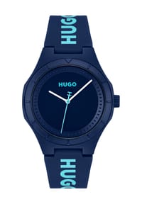 HUGO #LIT FOR HIM - Herren Armbanduhr "1530344" - BLAU