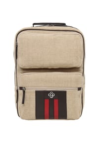 GALERIA - Daypack, Leder, Zweiwegereißverschluss - BROWN  & BEIGE