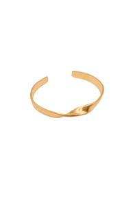 LES REINES - Golden Arc – Armspange, 24K vergoldet - Gold